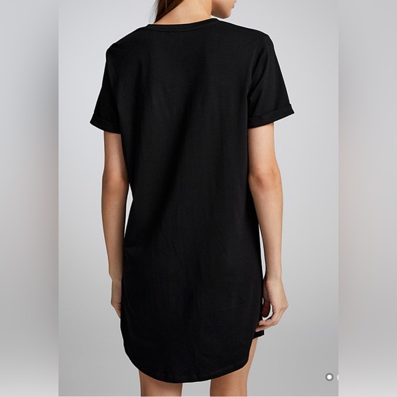 💫Twik Straight Short Sleeves T-Shirt Dress in Organic Cotton Sustainable - Picture 4 of 10
